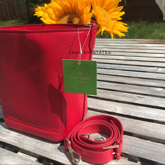 Kate spade Vanessa hayes Street Red bucket bag - Picture 5 of 8